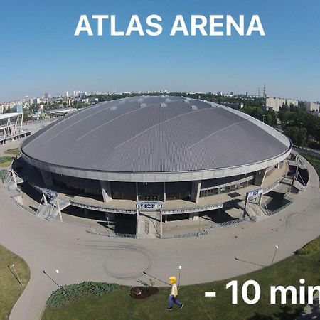 Scandinavian Zoo Atlas Arena Retkinia District Parking Łódź Exteriör bild